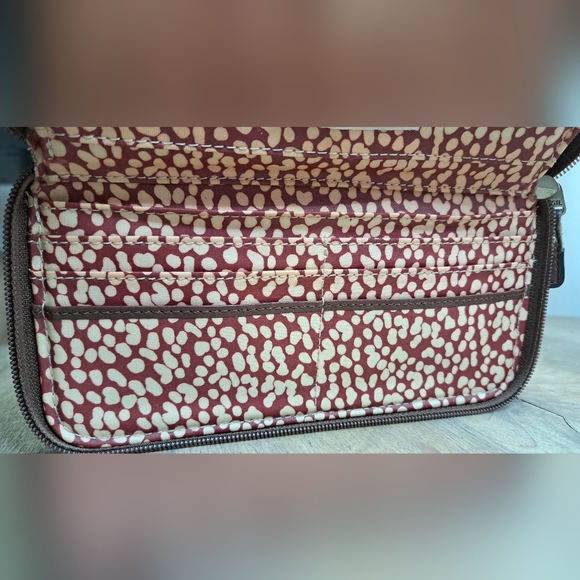 FOSSIL Key -Per Coated Canvas Multicolor Floral Wallet - Picture 13 of 15